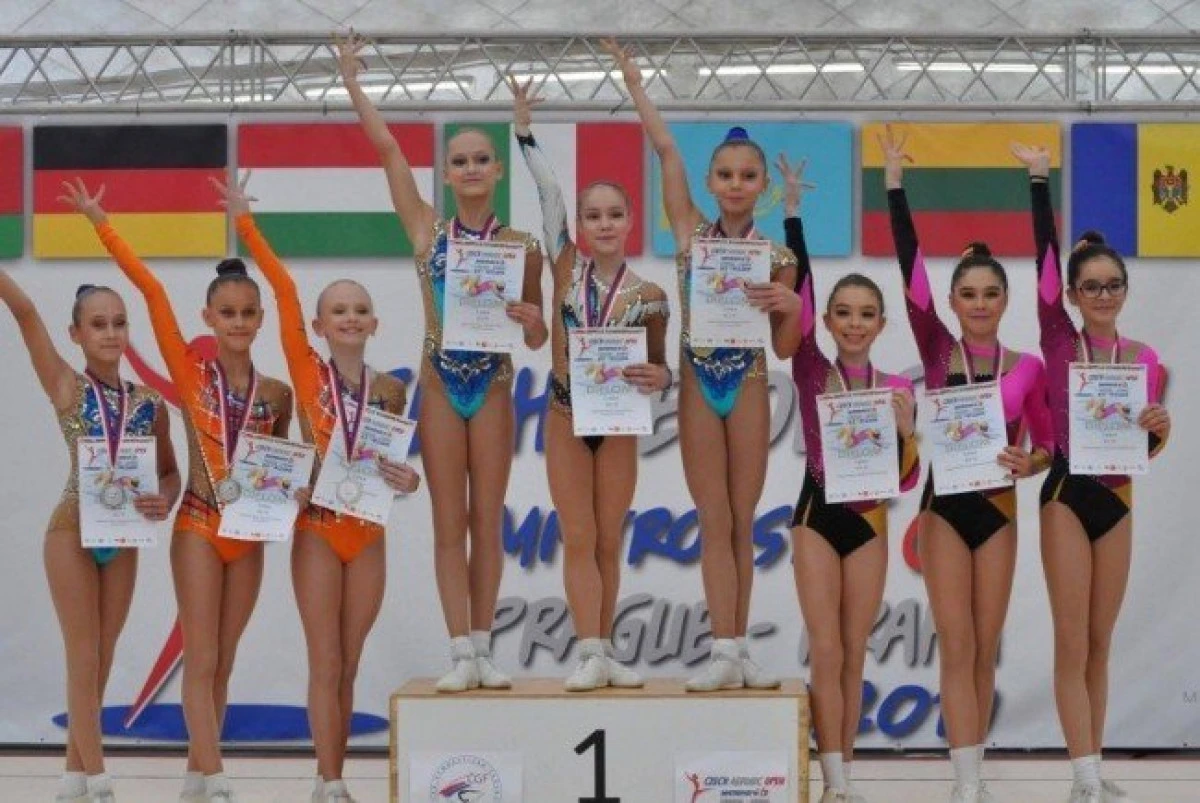 Gimnaştii de la aerobic, medaliaţi la Openul Cehiei