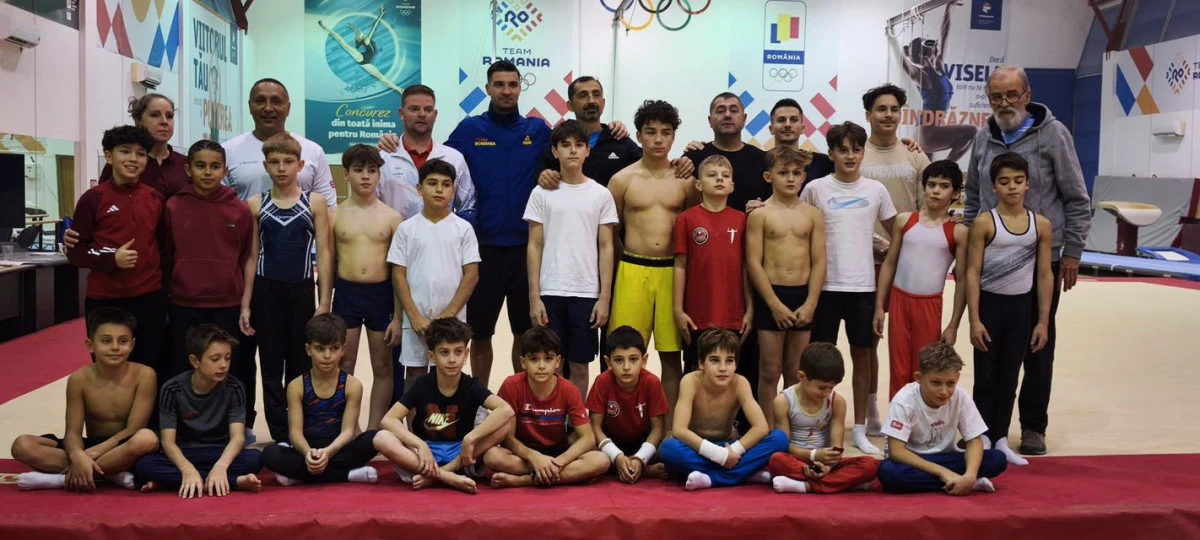 Gimnaștii de la CSS Gloria Arad, într-un stagiu național de pregătire la Izvorani