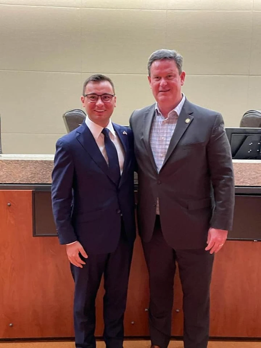 Glad Varga s-a întâlnit cu primarul oraşului Tallahassee, capitala statului Florida