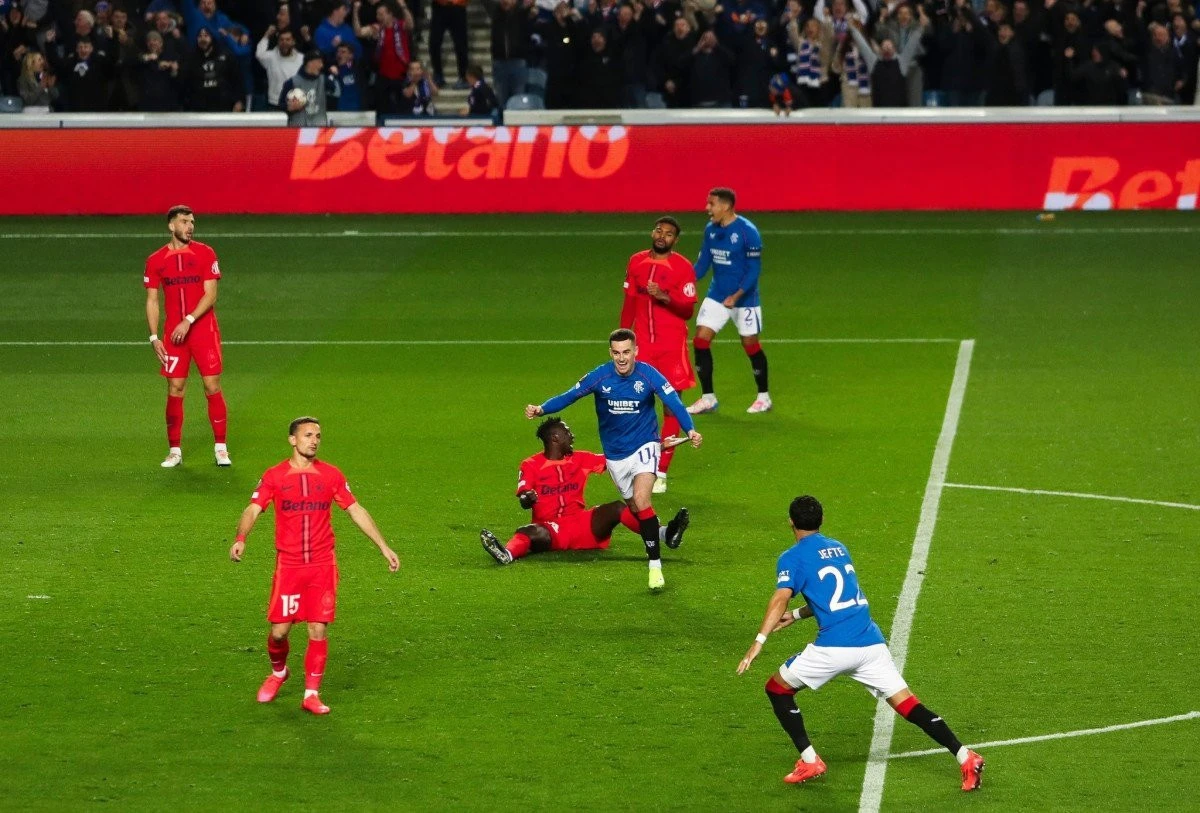 Glasgow Rangers s-a distrat cu FCSB, în etapa a treia din Europa League