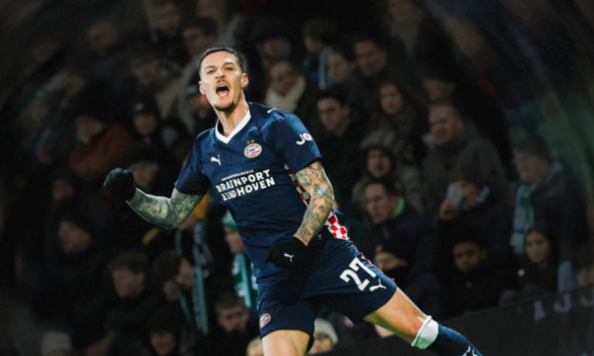 Gol de trei puncte pentru PSV. Dennis Man, decisiv la Groningen