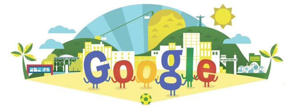GOOGLE SI-A SCHIMBAT LOGO PENTRU CAMPIONATUL MONDIAL DIN BRAZILIA