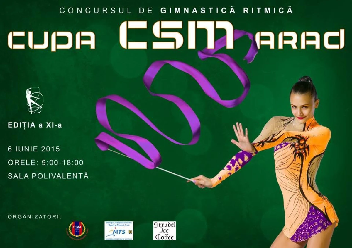 GRATIA SI ELEGANTA INVALUIE ARADUL! SAMBATA E REGAL DE GIMNASTICA RITMICA