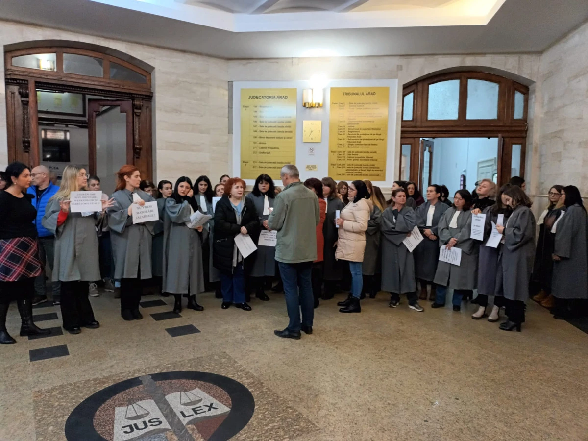 Grefierii anunţă proteste pe termen nelimitat. Procesele și anchetele vor fi afectate de astăzi