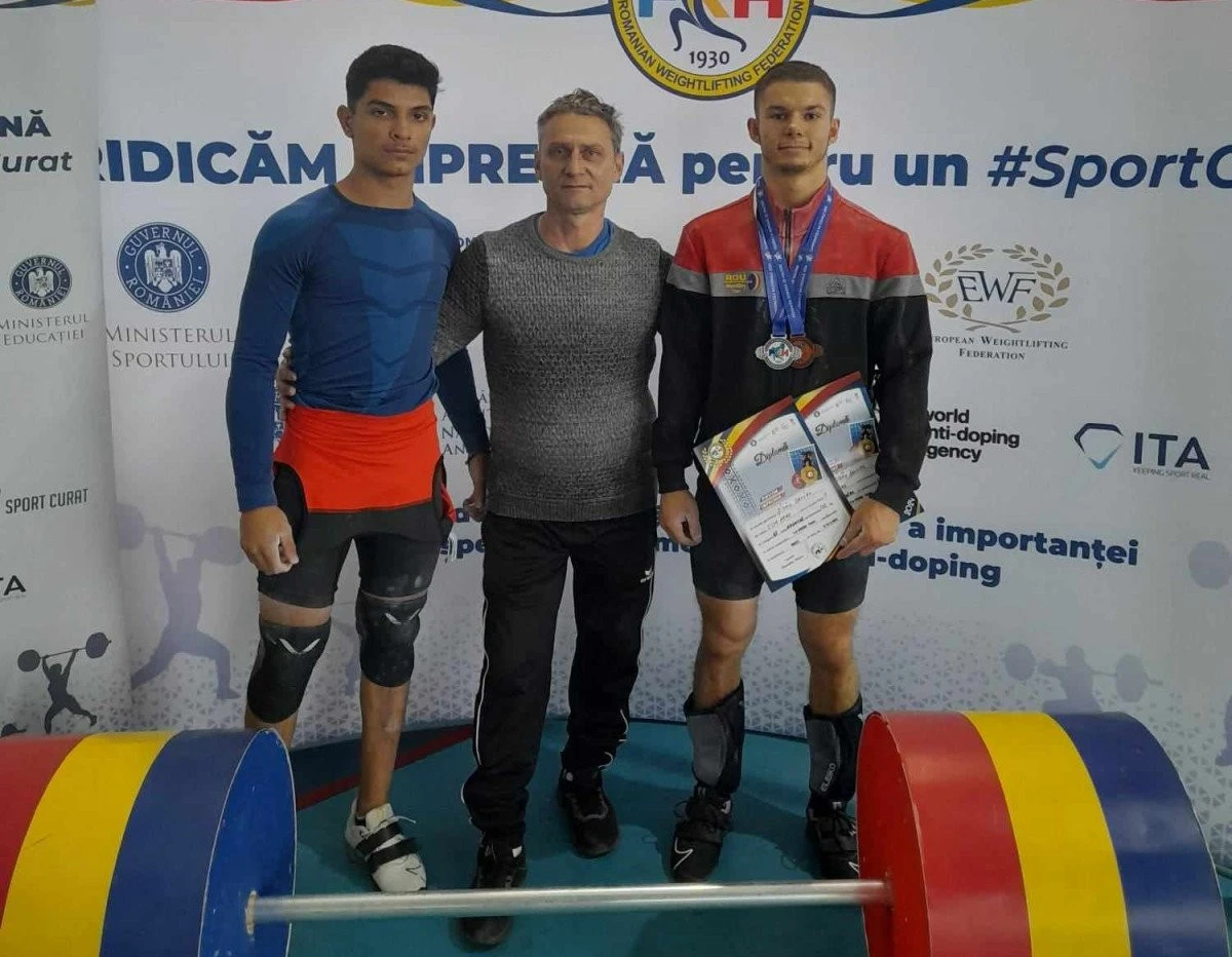 Halterofilul arădean Daniel Jigău este dublu medaliat național la nivel de seniori