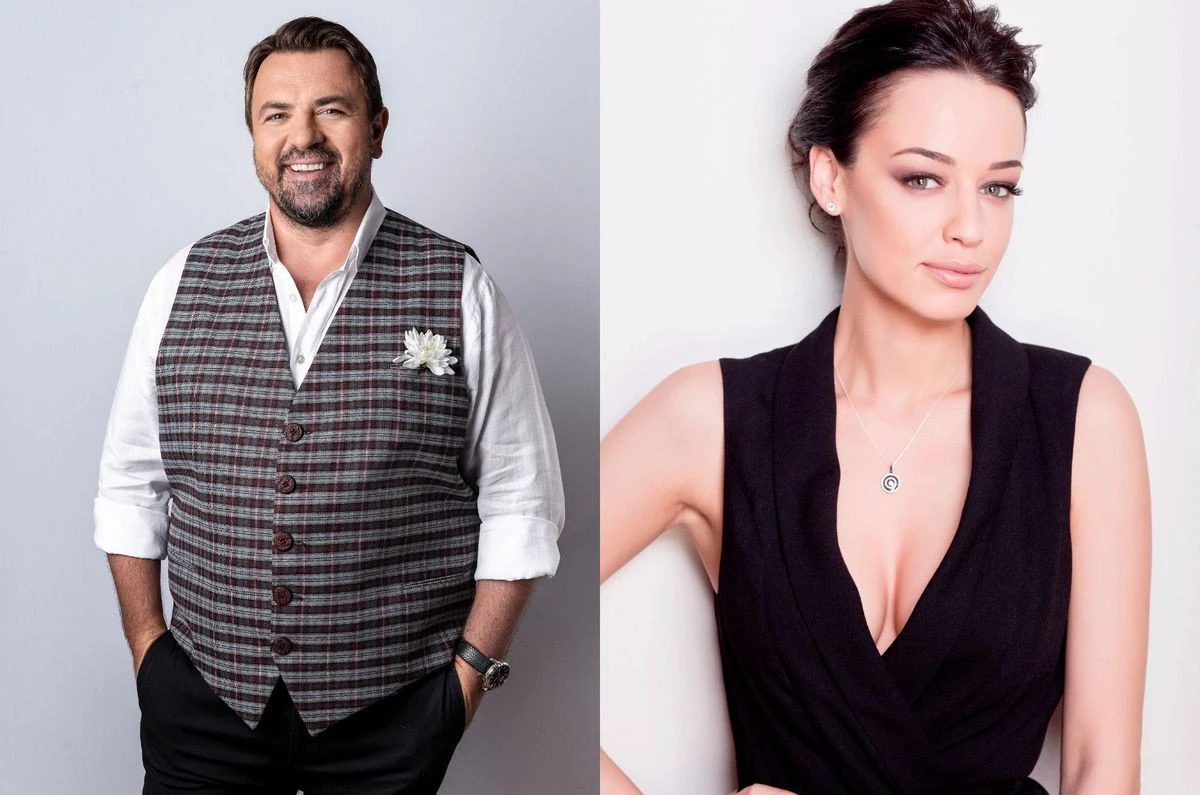Horia Brenciu şi Andreea Raicu, prezentatorii emisiunii "La Măruţă"