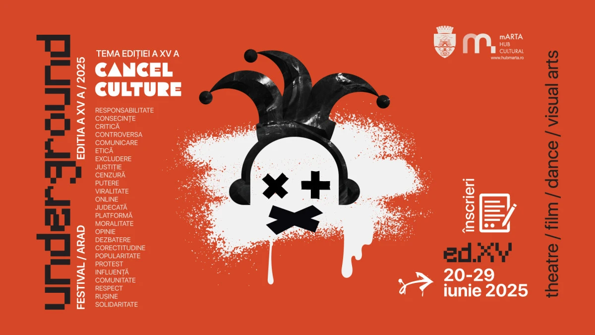 HUB mARTA: Încep înscrierile pentru secțiunea OFF a Festivalului Underground – Ediția a 15-a
