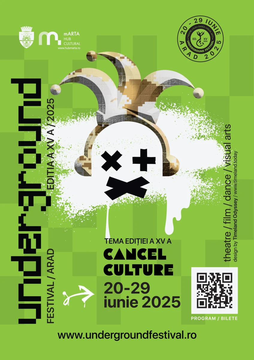 HUB mArta pregătește o nouă ediție a Festivalului de Teatru Underground, care va avea loc în 20-29 iunie