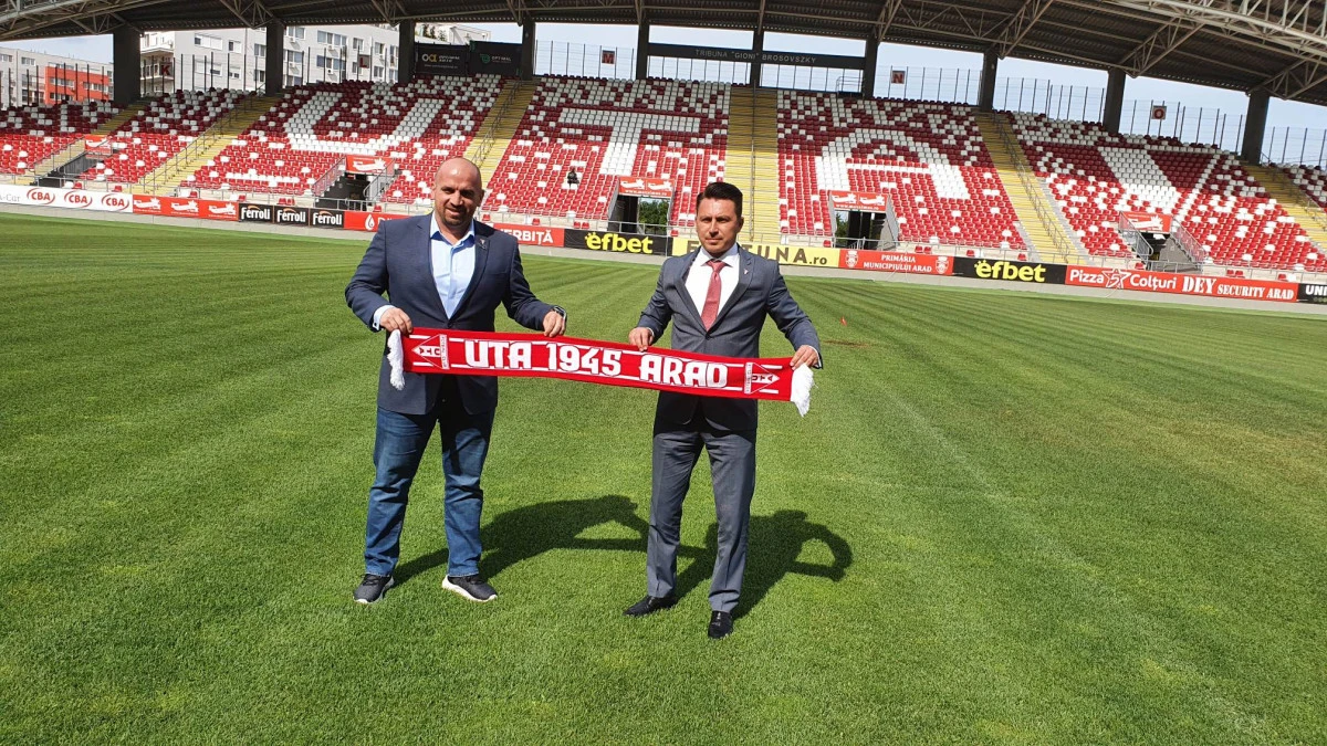 Ilie Poenaru a fost prezentat, astăzi, noul antrenor al UTA-ei: “Îmi impun singur obectivul, acesta e play-off-ul!”