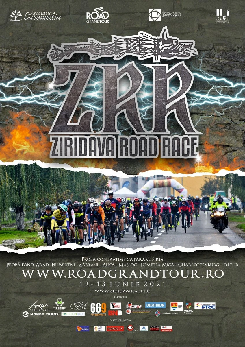 În weekend va avea loc concursul de ciclism Ziridava Road Race, ediția a IV-a