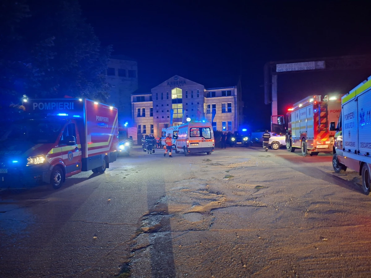 Incendiu la un centru medical din Arad. Planul Roșu, activat în timpul intervenției