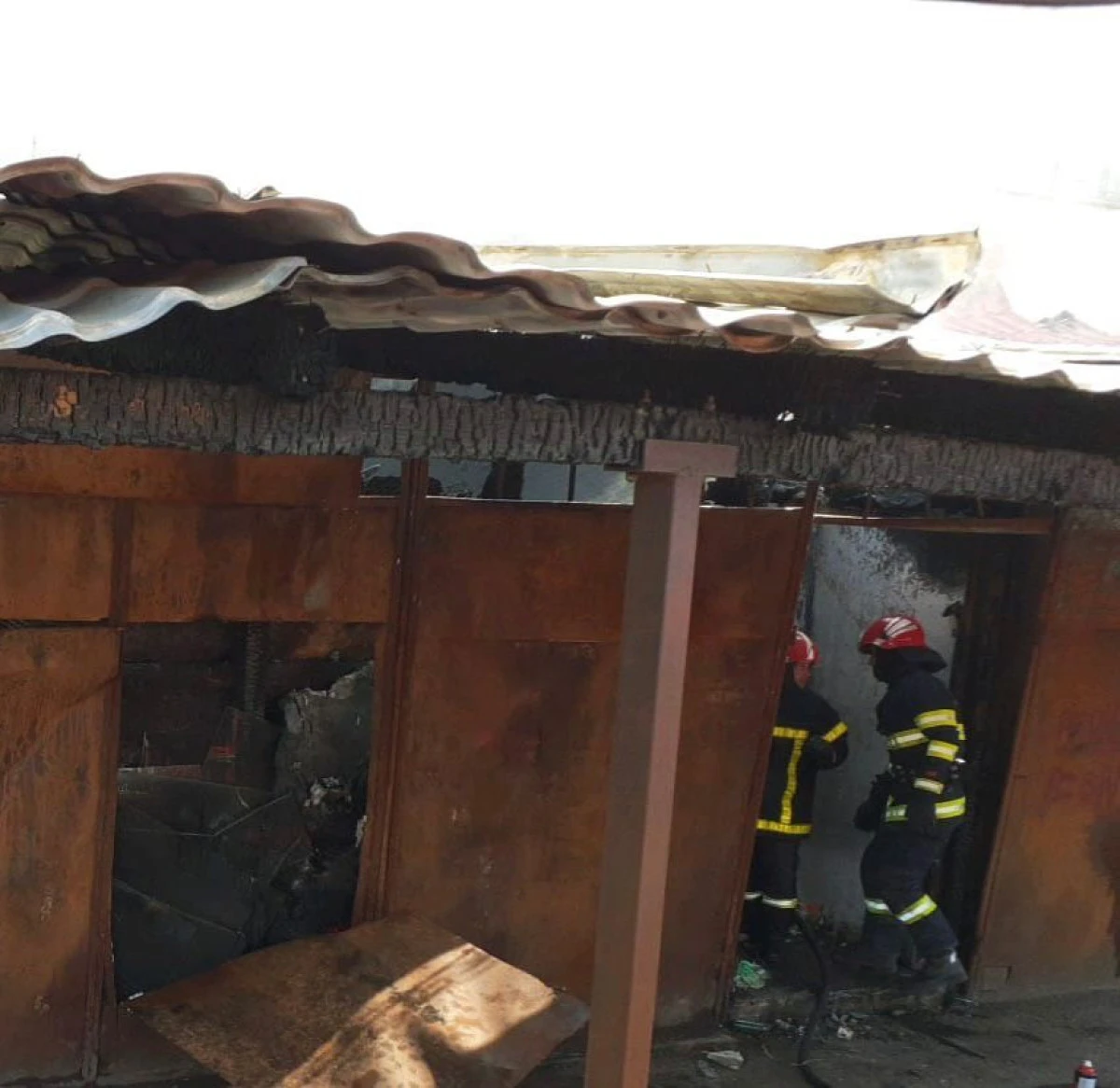 Incendiu pe strada Brâncuși din municipiu