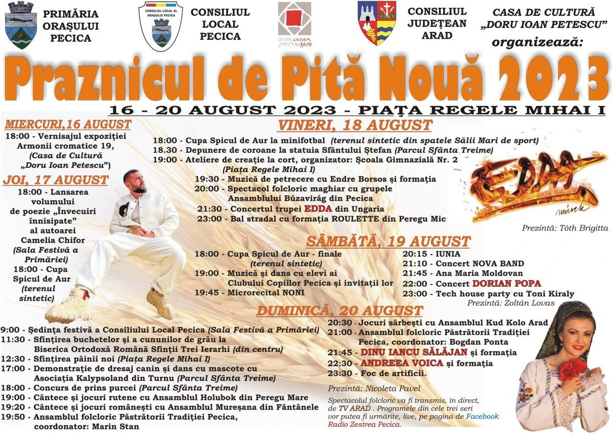 Începe Praznicul de Pită Nouă la Pecica