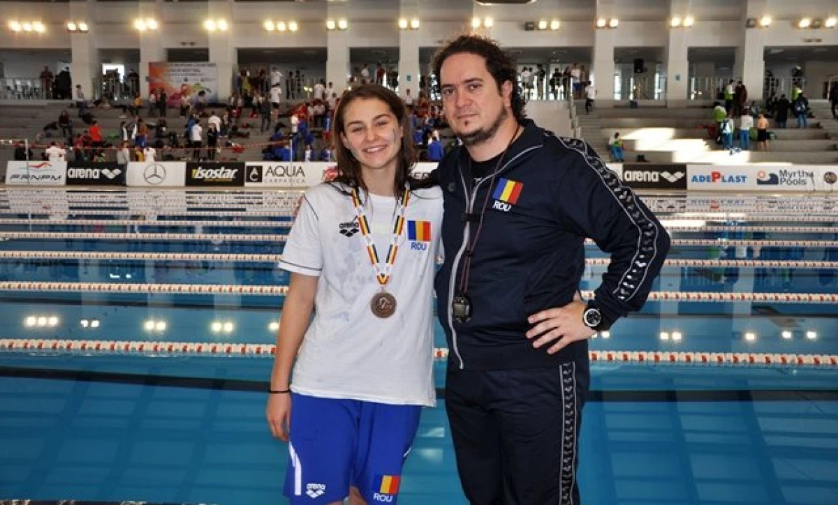 Înotătoarea Alexia Bășcărău a cucerit bronzul european