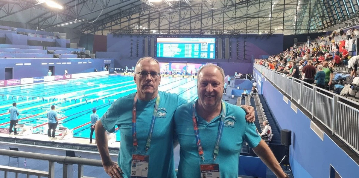 Înotătorii masters arădeni au bifat alte trei competiții, printre care Mondialul din Qatar
