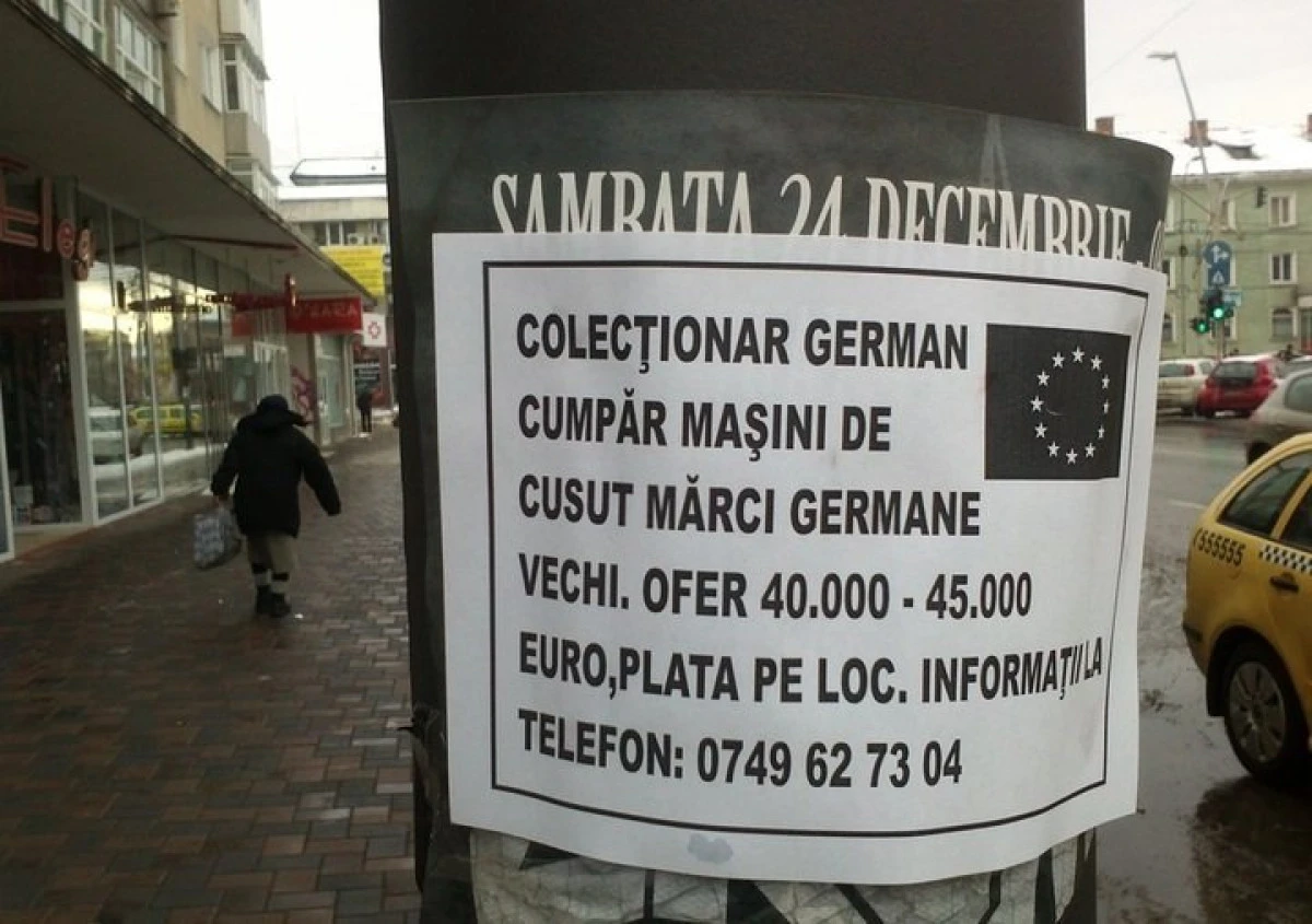 Înșelătoria cu mașina de cusut germană face noi victime în Vestul țării