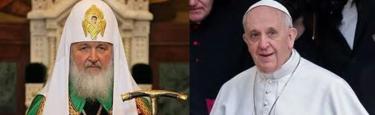 INTALNIRE ISTORICA INTRE PATRIARHUL RUSIEI SI PAPA FRANCISC