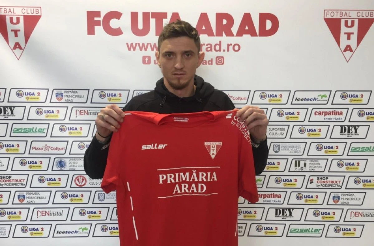 Întăriri din Liga 1: Alin Şeroni e noul fundaş al UTA-ei