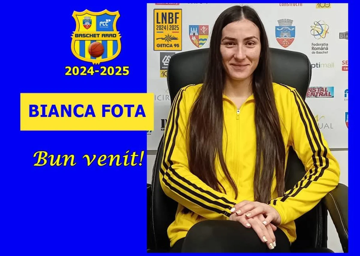 Internaționala Bianca Fota întărește FCC UAV Arad