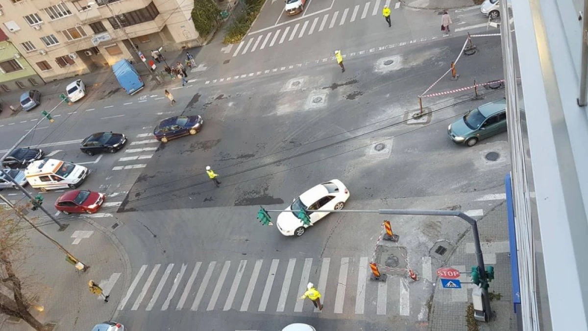 Intersecţia de la CJA a fost finalizată
