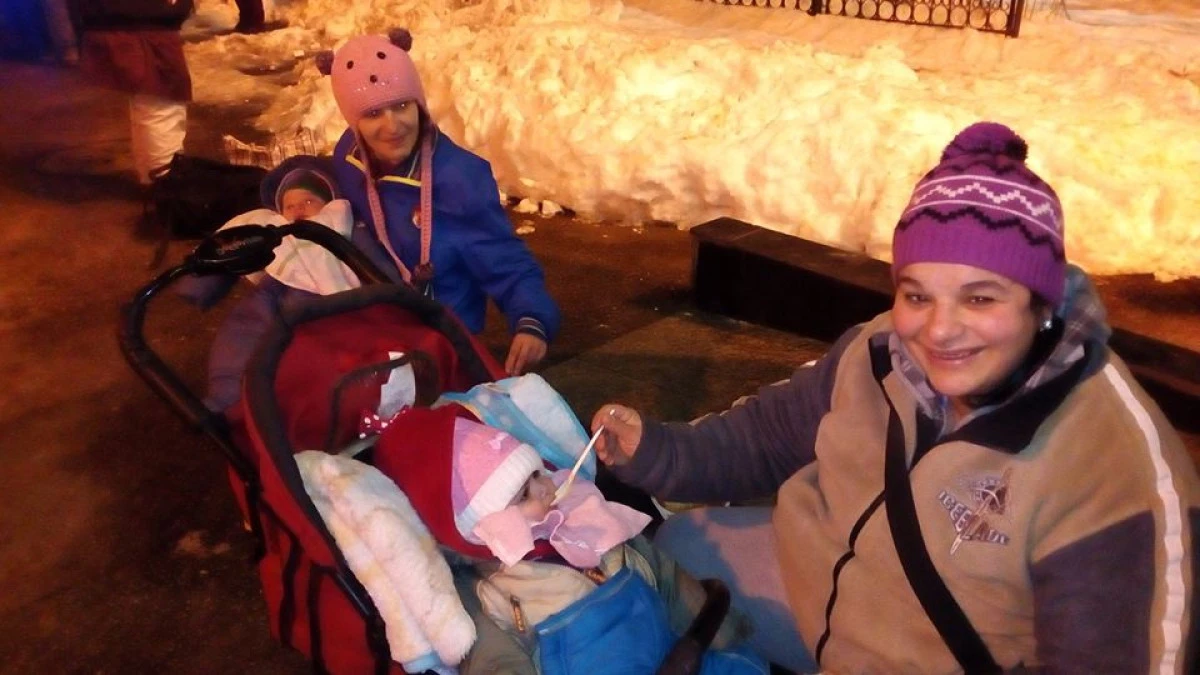 Între timp, într-un colț de Românie: 700 de pachete împărțite oamenilor străzii