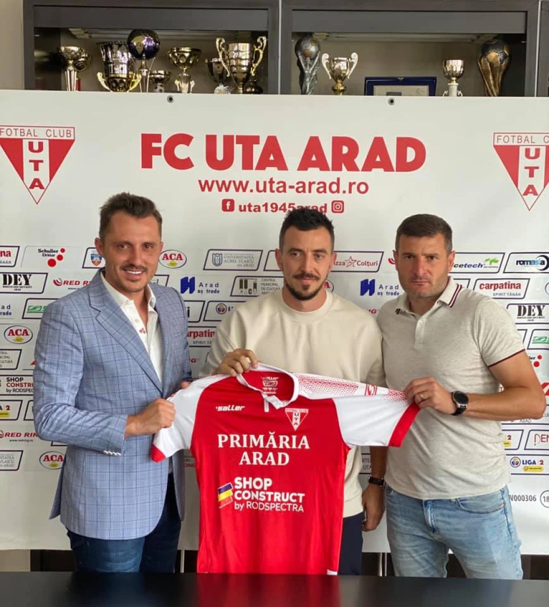 Ioan Hora şi Neluţ Roşu, primele achiziţii anunţate de UTA pentru Liga 1