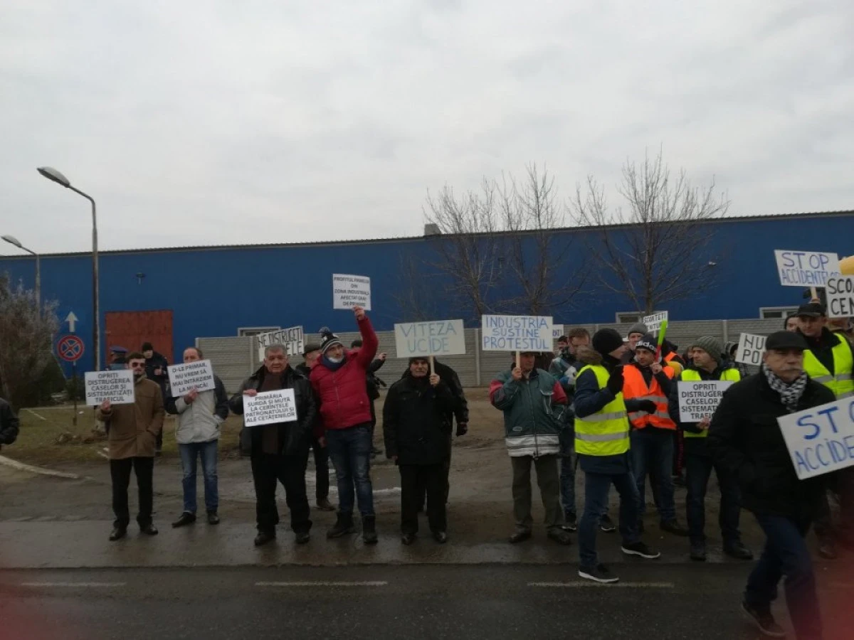 Ioan Marin Crișan, alături de locuitorii din Gai la protestele privind centura din zona industrială N-V