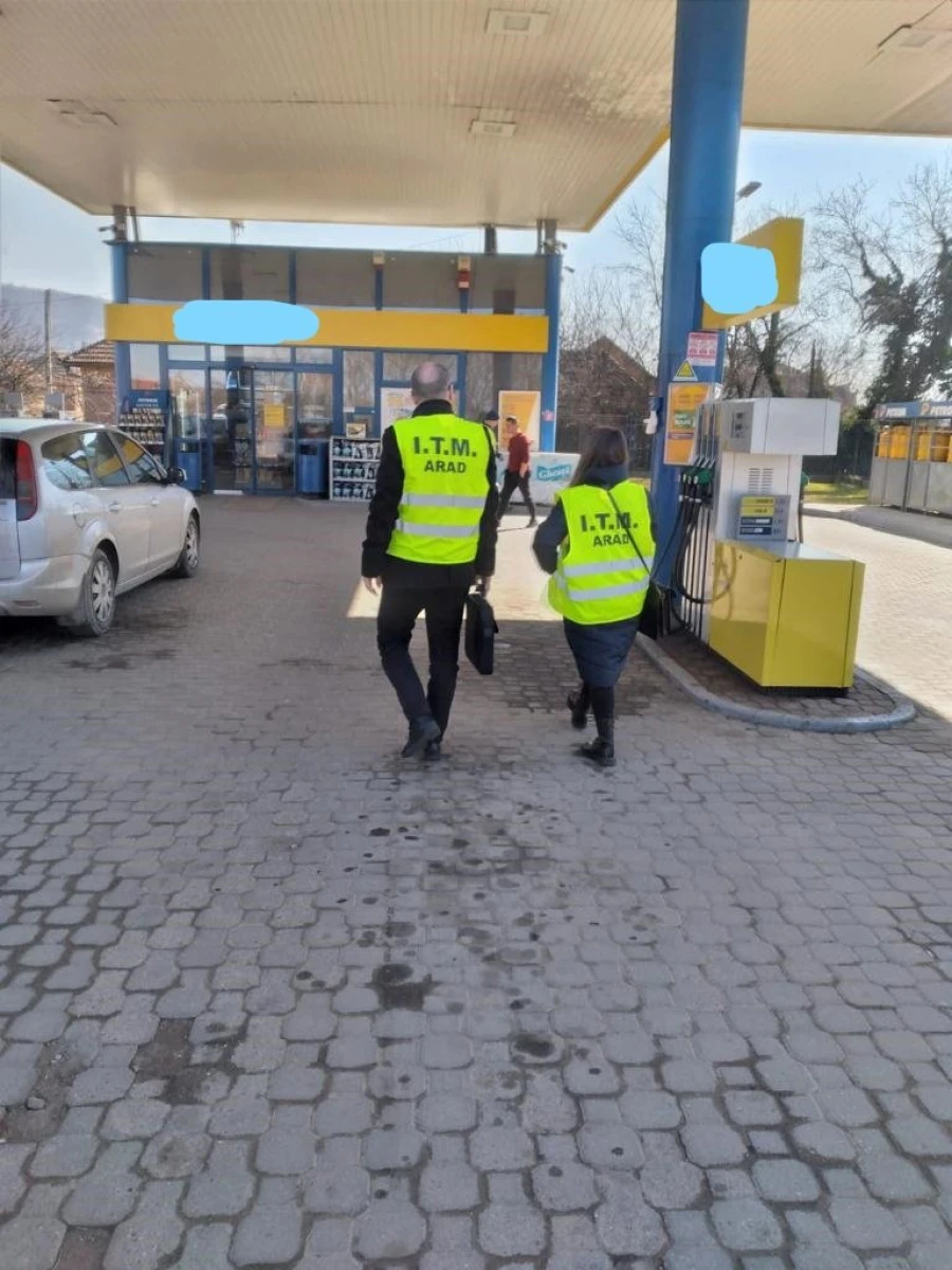 ITM a călcat pragul benzinăriilor din județul Arad. Amenzi de 66.000 de lei, inclusiv pentru munca „la negru“