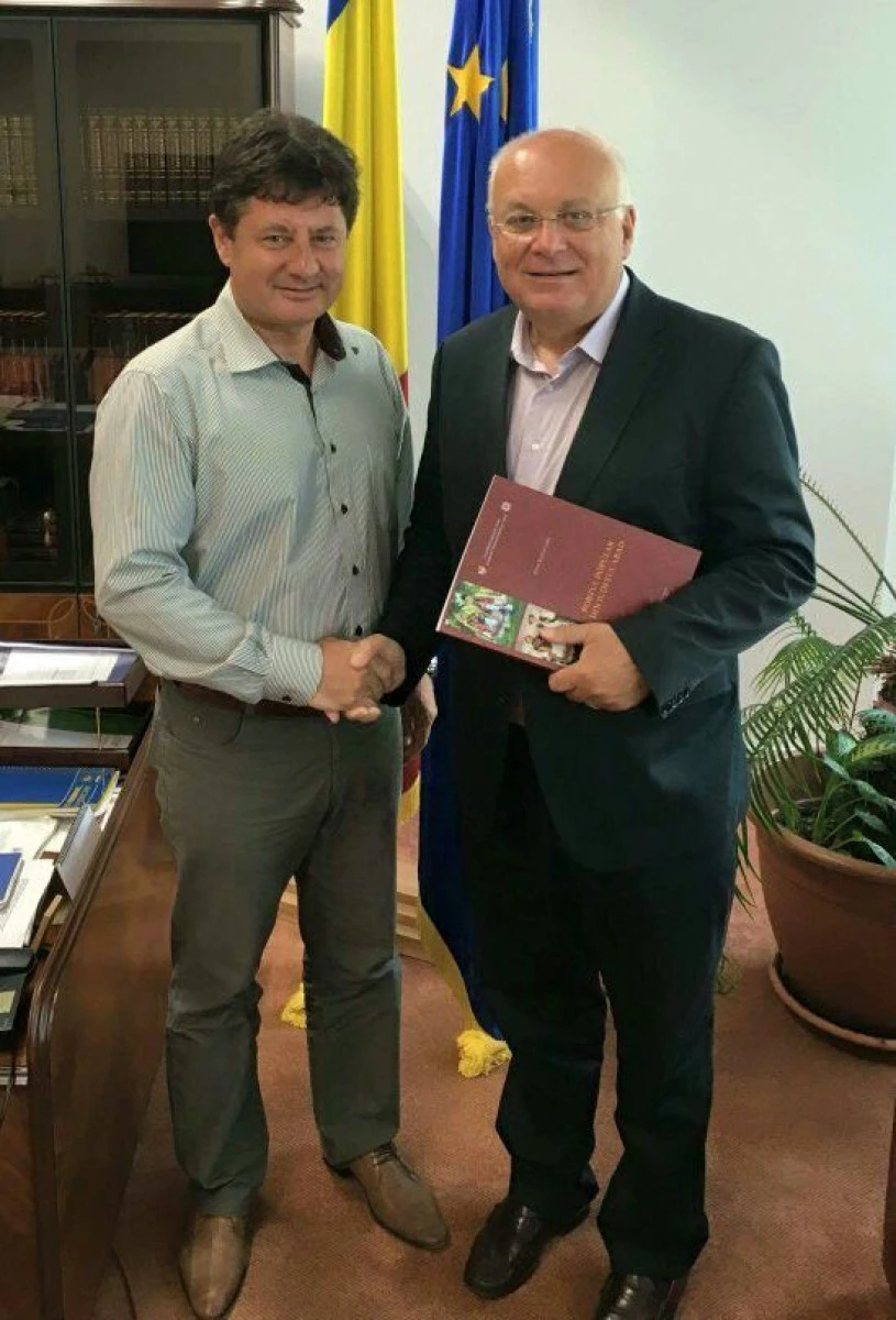 IUSTIN CIONCA: ”AM PRIMIT UN OASPETE IMPORTANT LA CONSILIUL JUDEȚEAN”