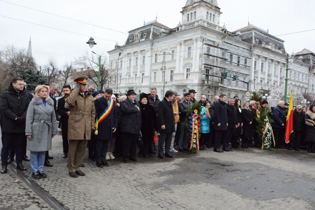 Iustin Cionca: „Aradul nu uită!” – Omagiu eroilor Revoluției din Decembrie 1989 și memoriei lui Valentin Voicilă