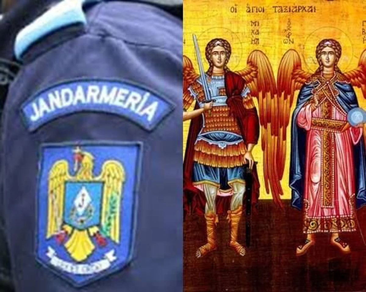 JANDARMII ARĂDENI ÎȘI SĂRBĂTORESC OCROTITORII SPIRITUALI