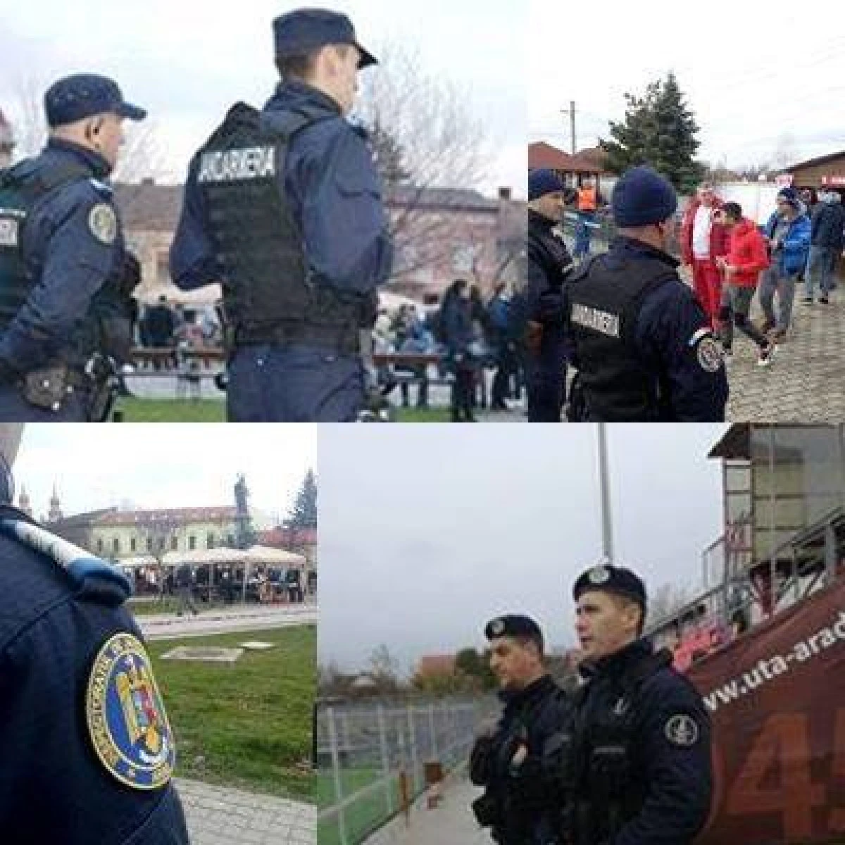 Jandarmii arădeni, la datorie de Ziua Națională