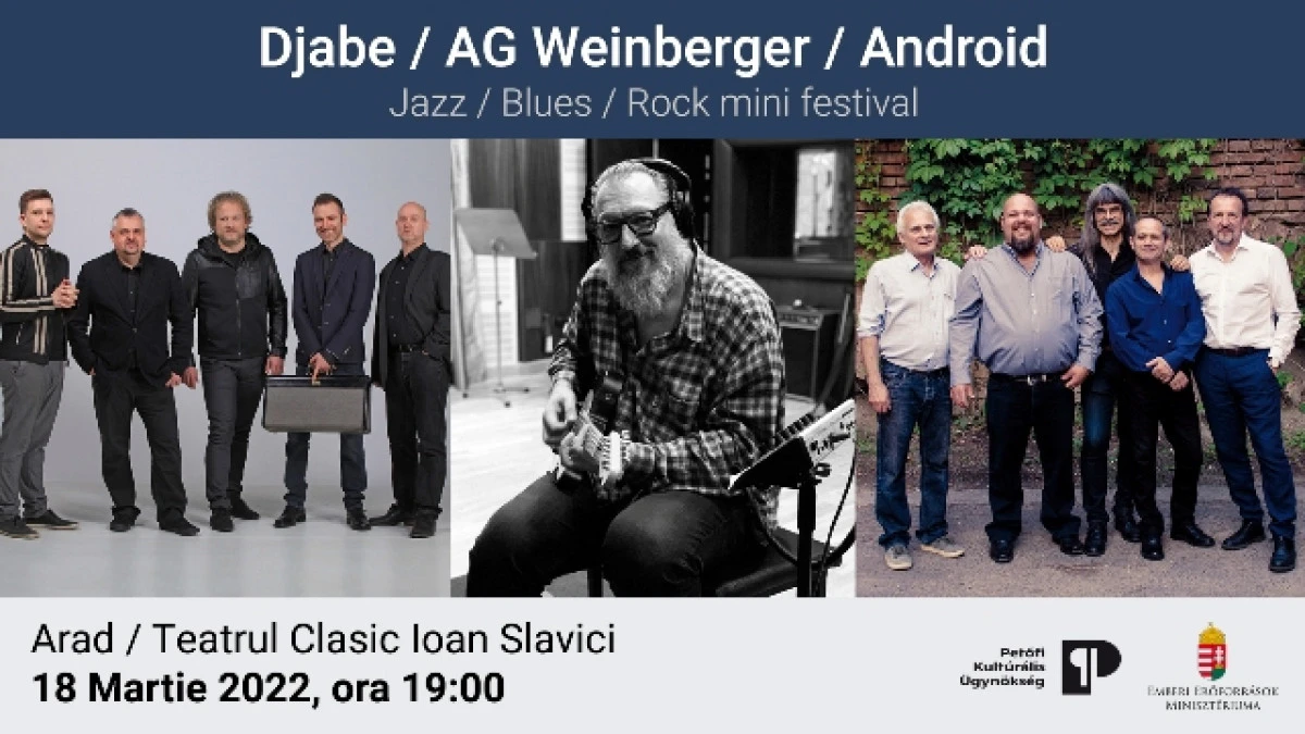 Jazz/Blues/Rock - mini-festival de muzică la Compania de Teatru „Aradi Kamaraszínház”
