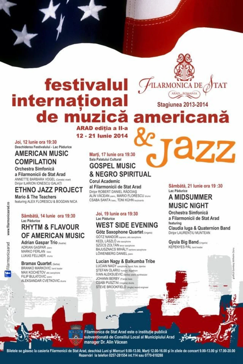 JOI INCEPE FESTIVALUL INTERNATIONAL DE MUZICA AMERICANA SI JAZZ