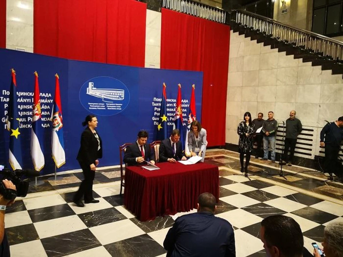 Județul Arad s-a înfrățit cu Provincia Autonomă Voivodina, din Serbia