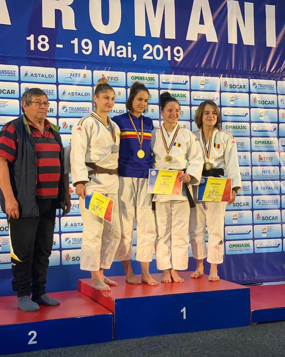 Judoka arădeană, dublă medaliată cu aur la Cupa României