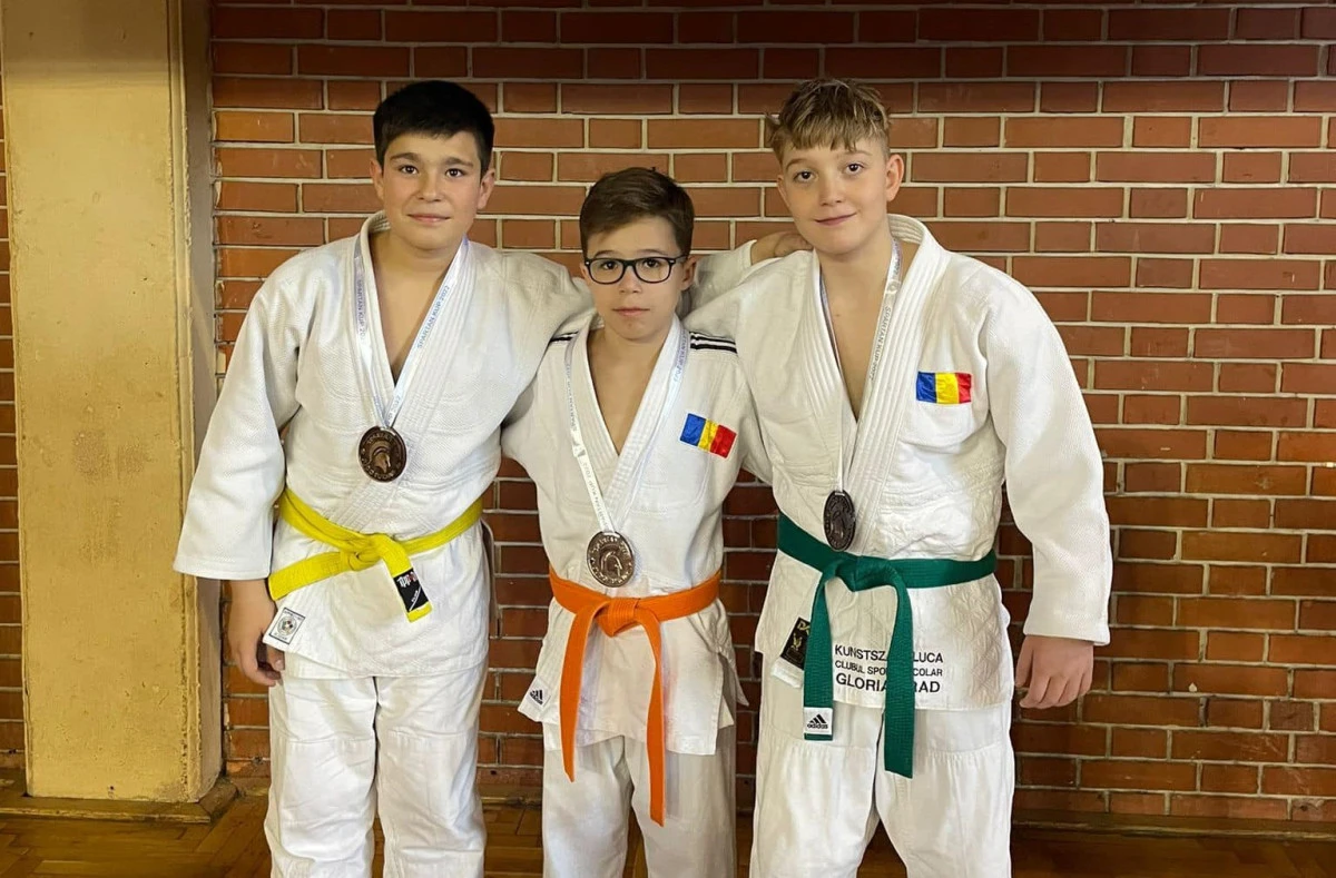 Judoka de la CSȘ Gloria Arad au urcat pe podium la “Spartan Kup”