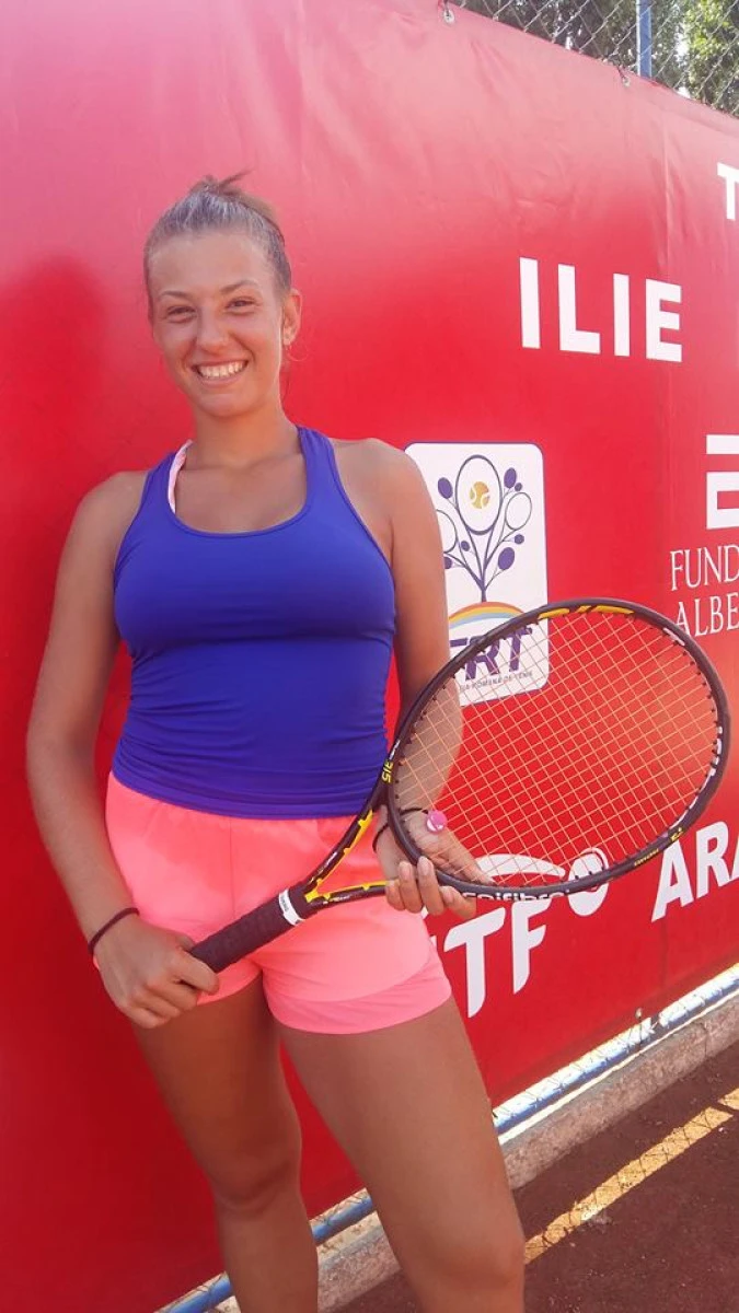 Junioara arădeană Iulia Marko, debut cu dreptul în tenisul mare