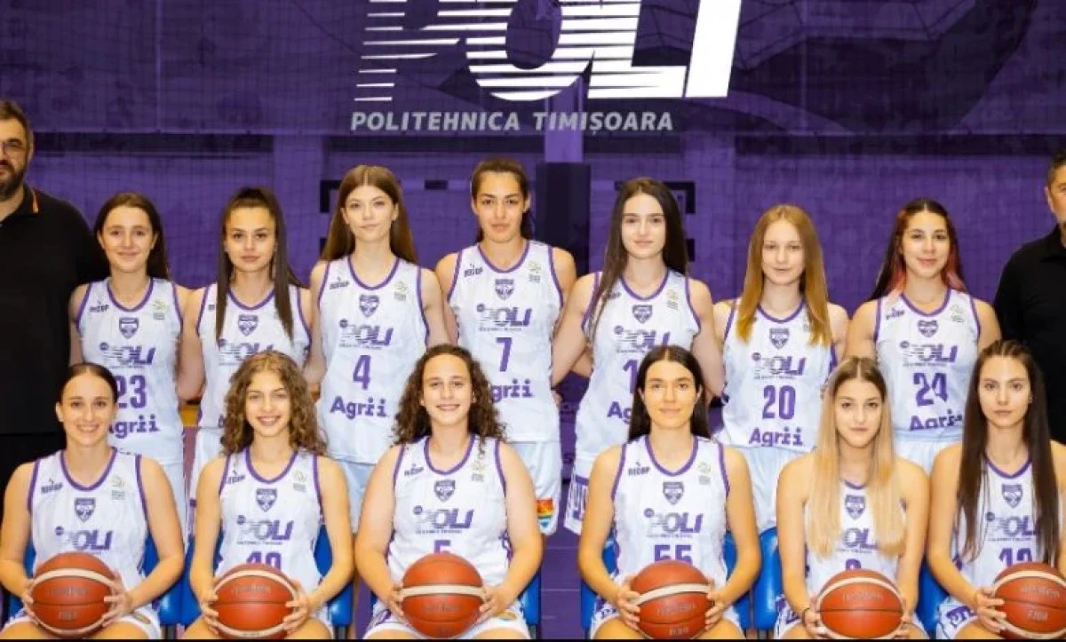 Junioara arădeancă Magda Ciubăncan, într-un stagiu de selecție pentru lotul național de baschet 3x3
