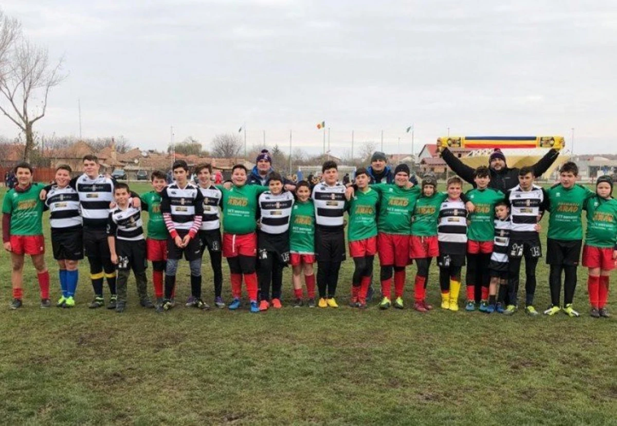 Juniorii arădeni se remarcă în circuitul de minirugby