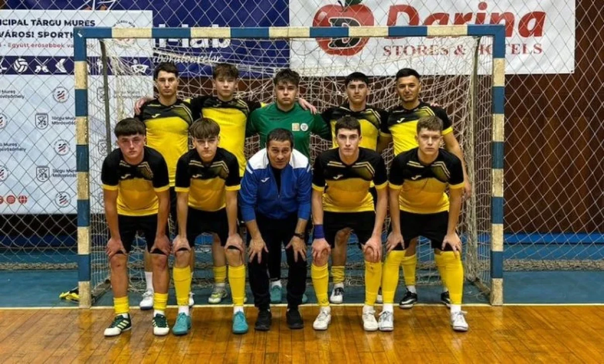 Juniorii șimăndani au debutat cu un eșec în grupa din Liga Elitelor la futsal