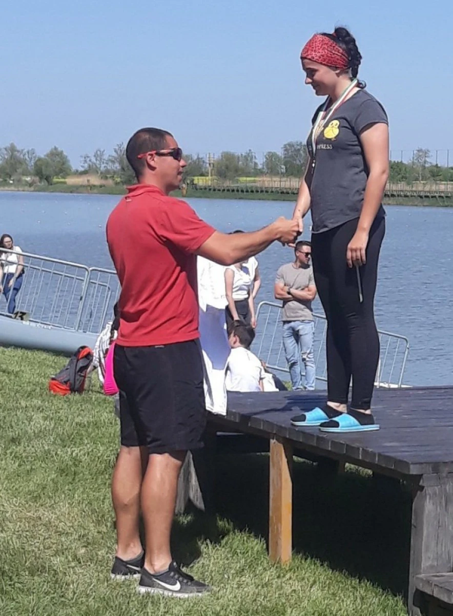 Kaiacista Natalia Ciocluţ, prima pe pista olimpică din Szeged