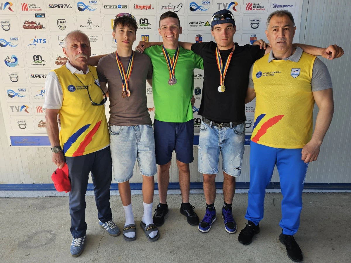 Kaiaciștii juniori ai CSM-ului au luat medalii la Campionatul Național de viteză și fond (FOTO)