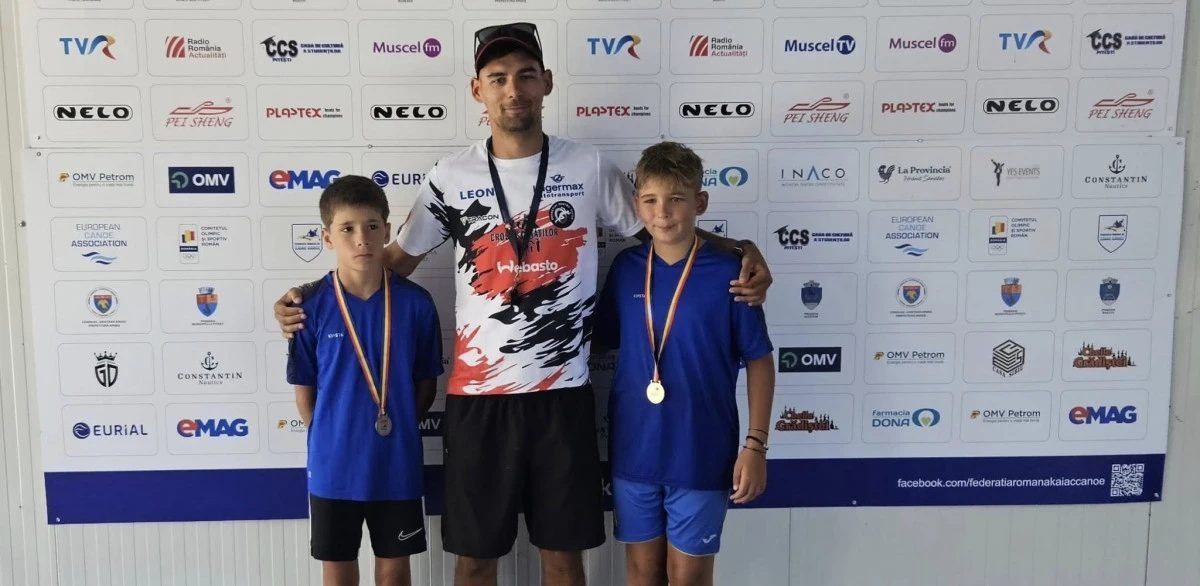 Kaiaciștii juniori ai Gloriei Arad au luat două medalii la Naționalele de viteză (FOTO)