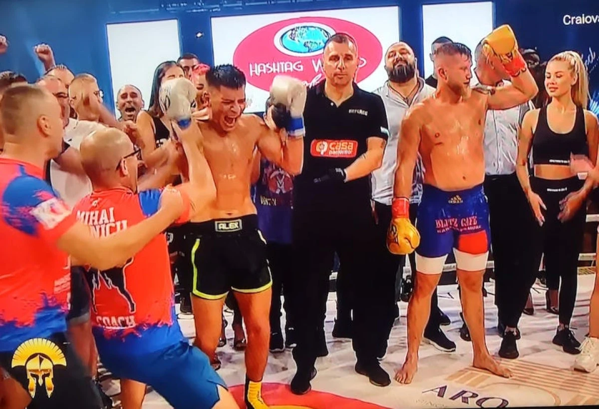 Kickboxerul arădean Edi Gafencu a pierdut centura de campion, în gala de la Brașov