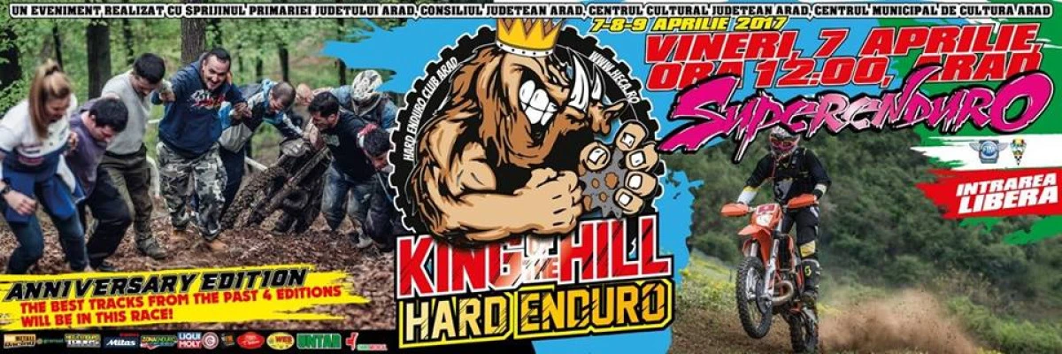 "King of the Hill" - Hard Enduro 2017 se desfășoară în Podgoria Aradului