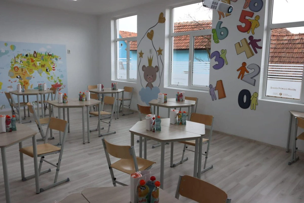 La Nadăș, elevii vor învăța într-o școală modernă și atractivă