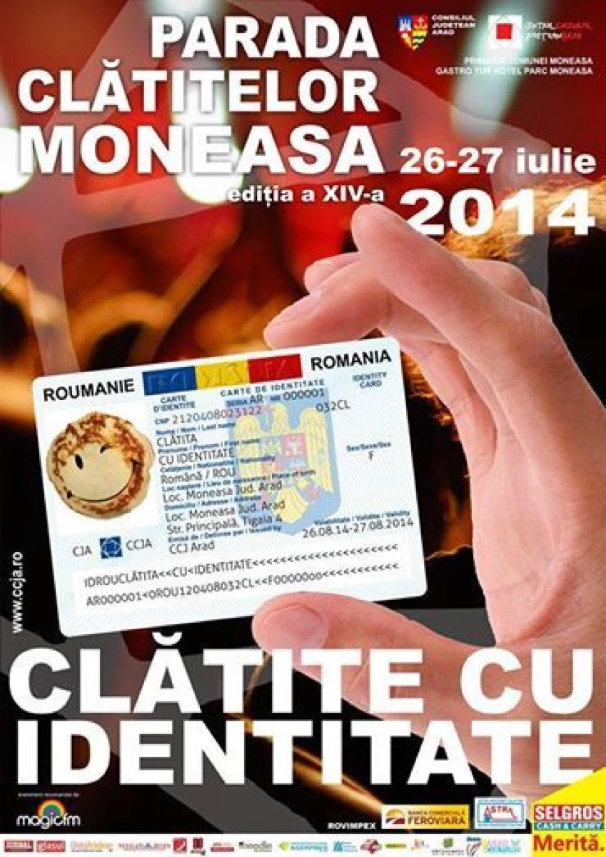 LA SFARSIT DE SAPTAMANA DEBUTEAZA A XIV-A EDITIE A "PARADEI CLATITELOR" DE LA MONEASA