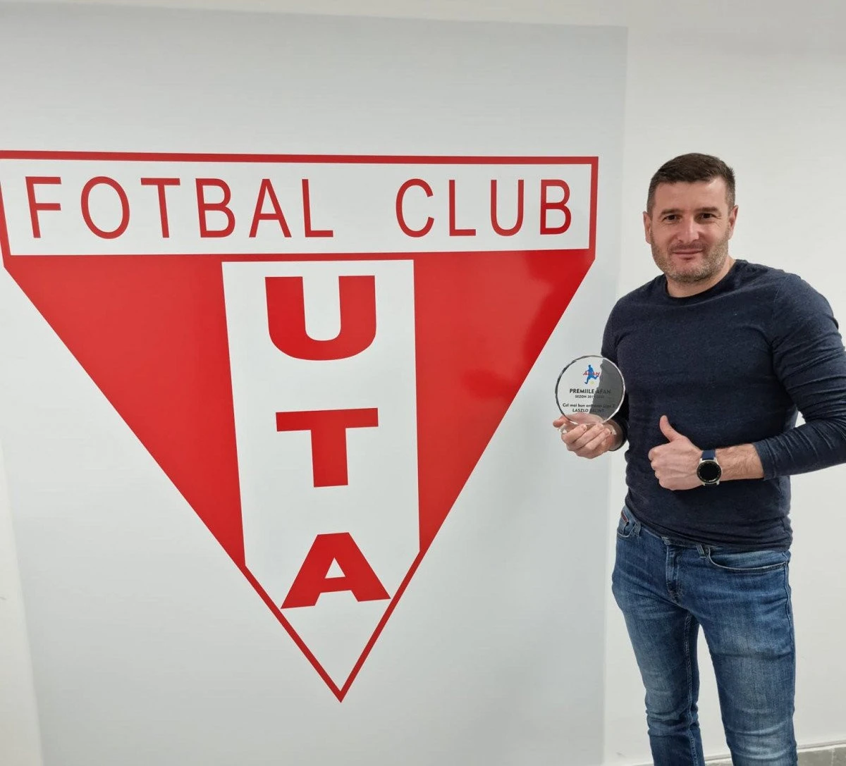 Laszlo Balint, trofeu important la UTA: "Respect şi recunoştinţă adevăraţilor suporteri"