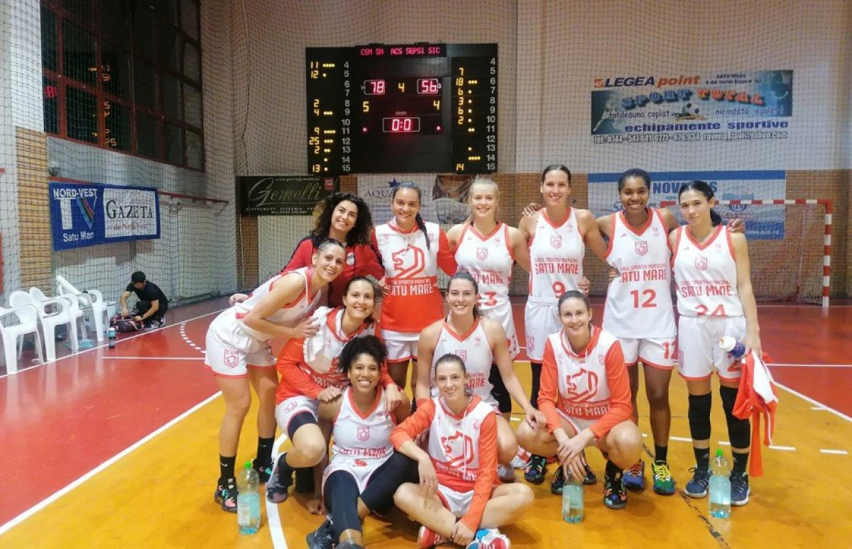 Liderul CSM Satu Mare, victorie la peste 100 de puncte înaintea derby-ului cu Aradul!
